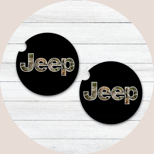 Jeep - Camo Neoprene Car Coaster