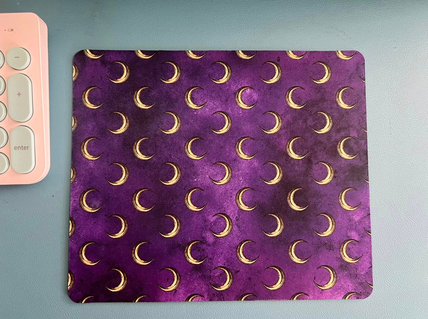 Purple Moon Mouse Pad