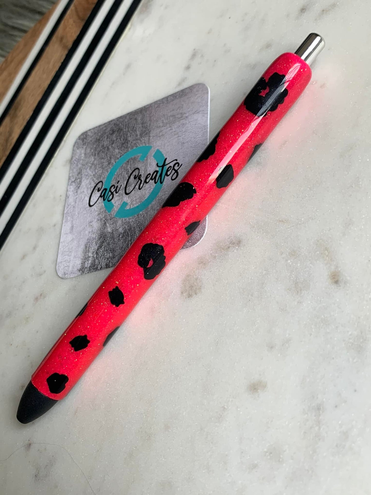 Hot Pink Leopard - Ink Joy Pen