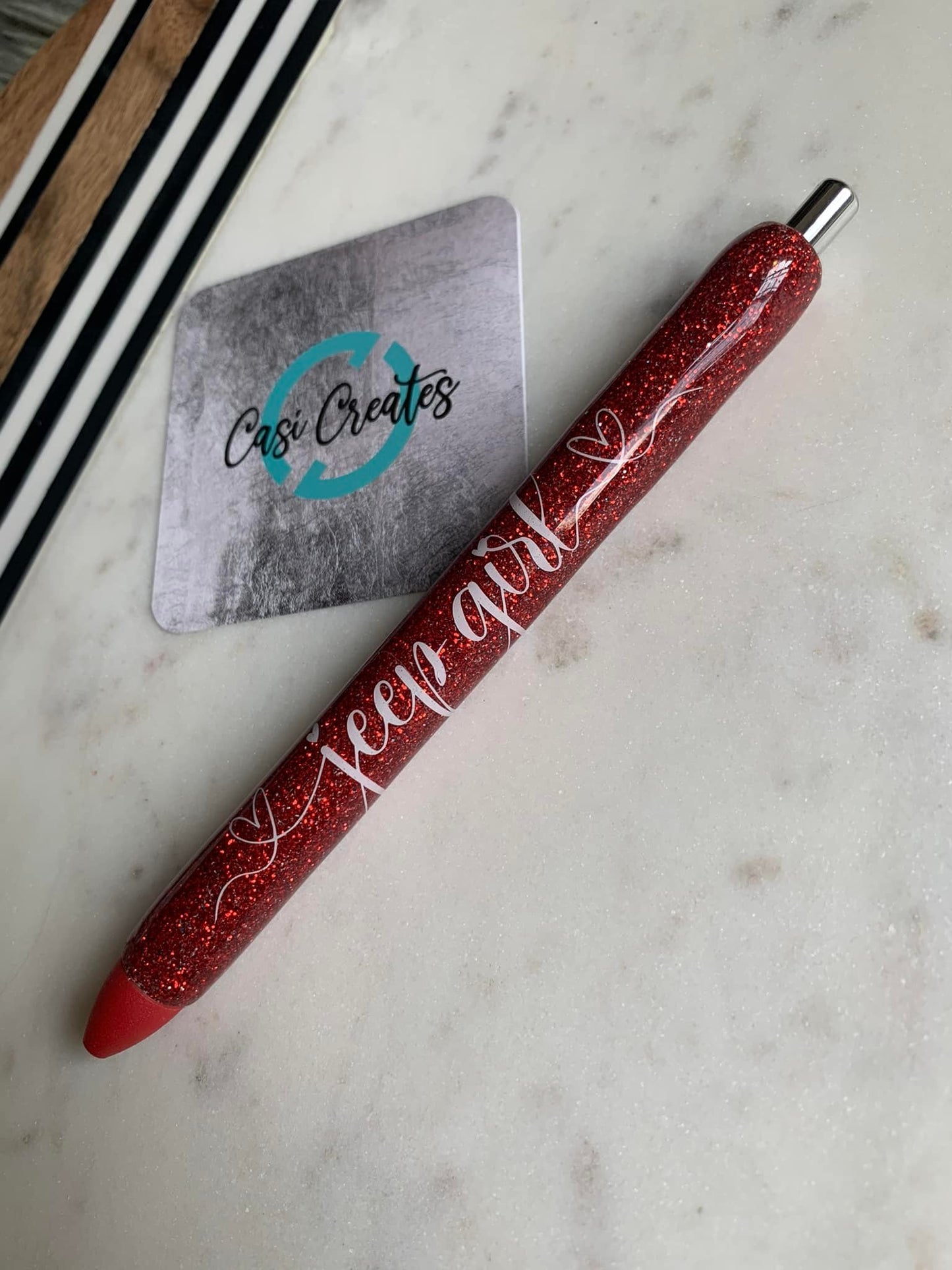 Red Jeep Girl - Ink Joy Pen