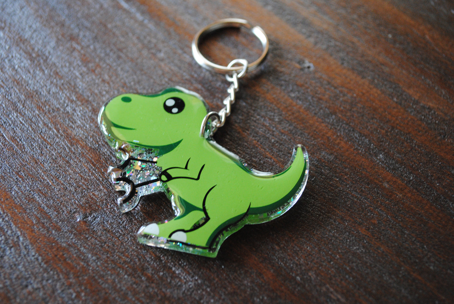 Unstoppable T-Rex Keychain