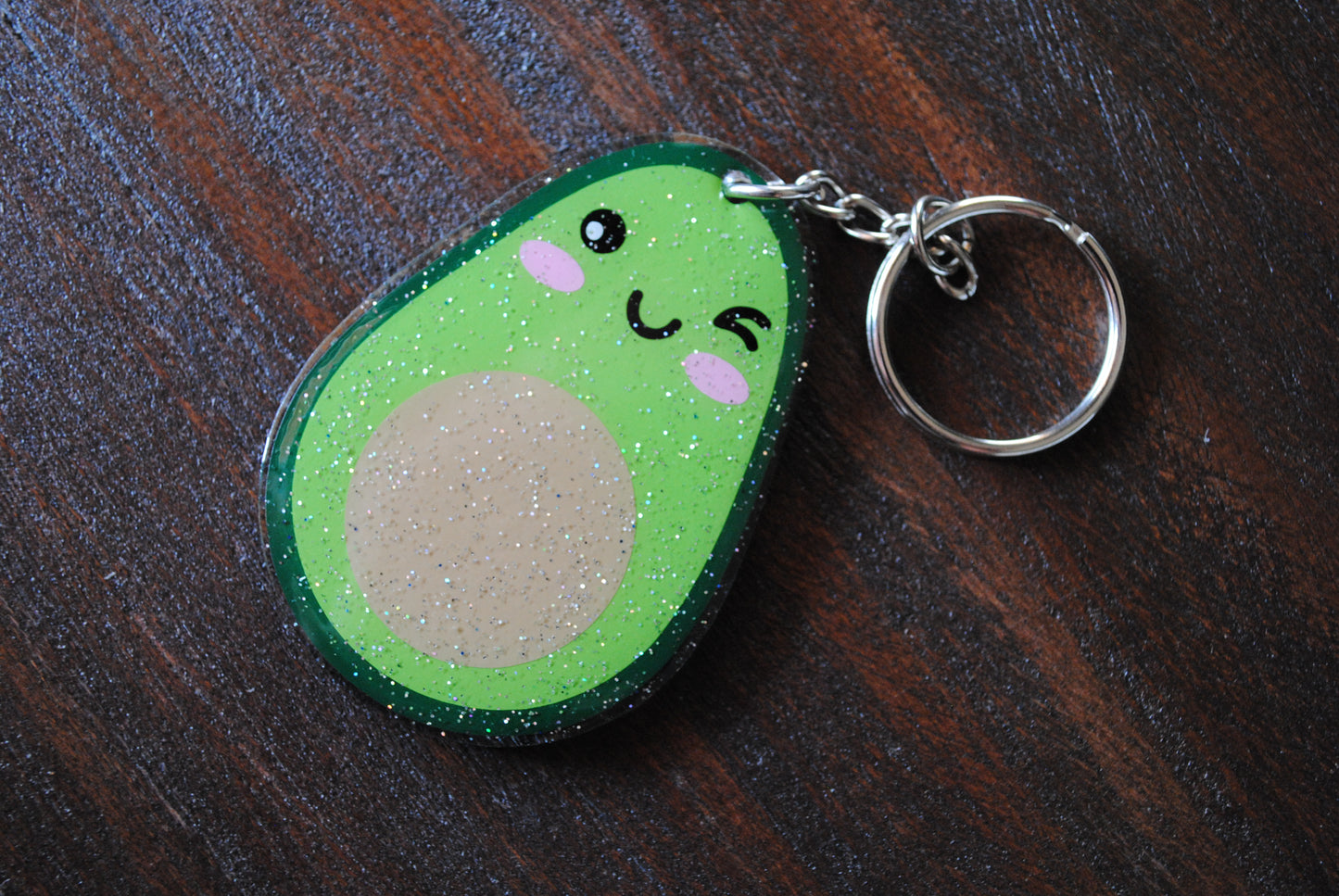 Avocado Keychain