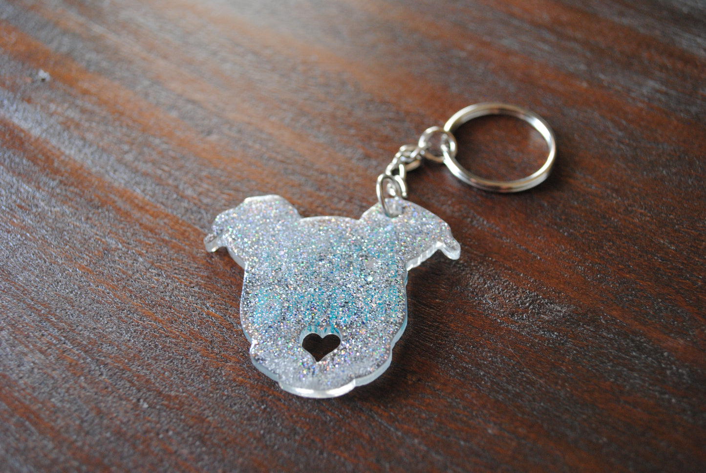 Pittie Mama Keychain