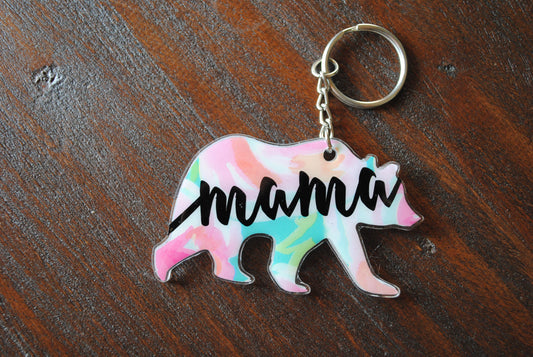 Mama Bear (3) Keychain