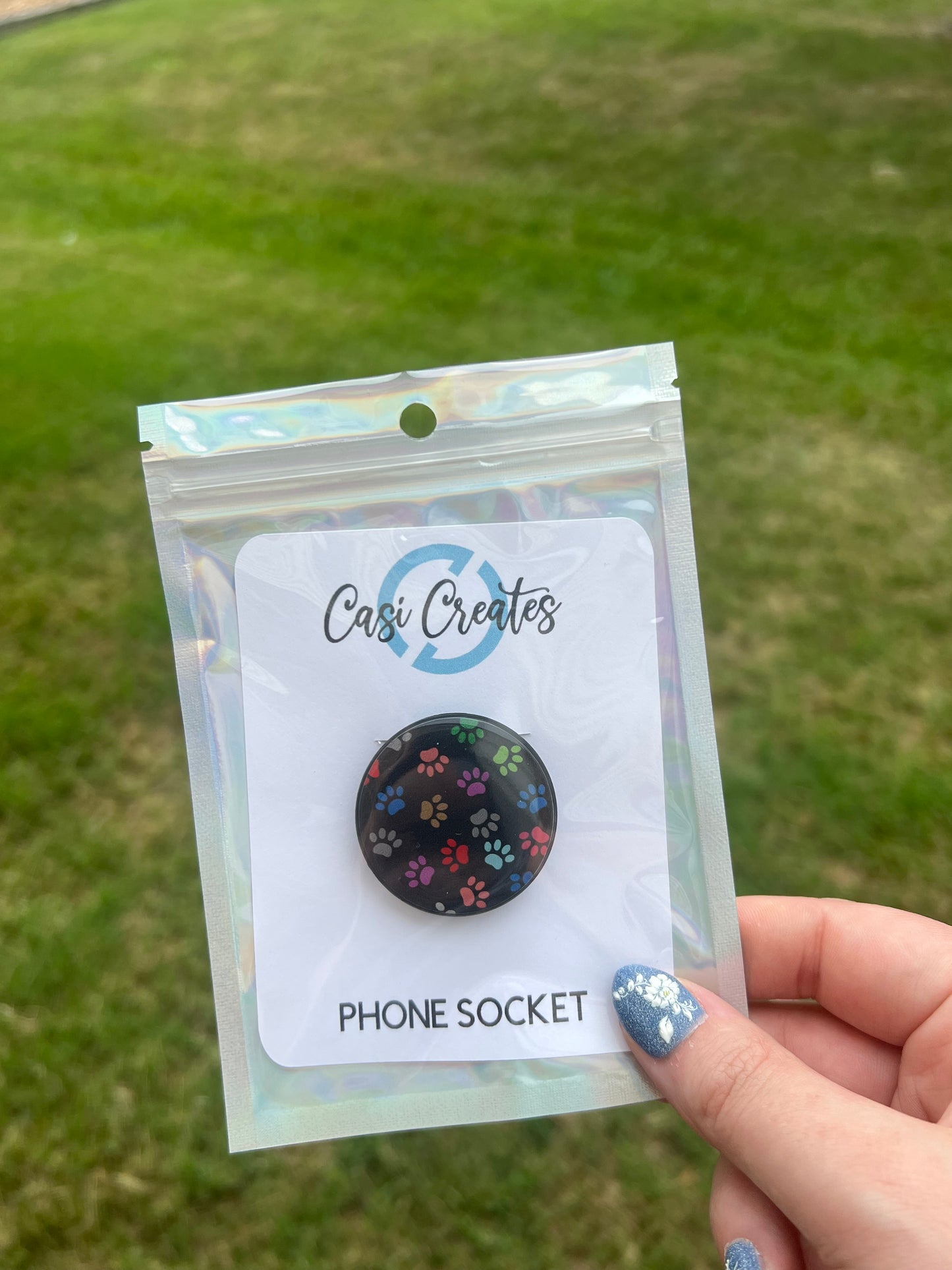 Colorful Paws Phone Socket