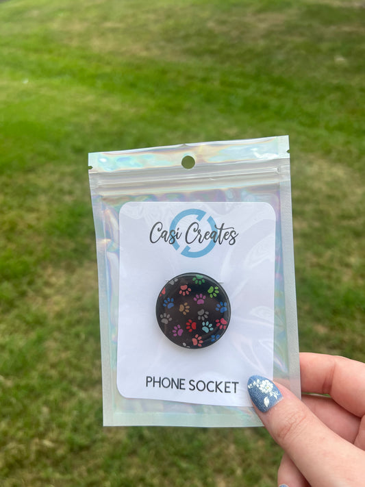 Colorful Paws Phone Socket
